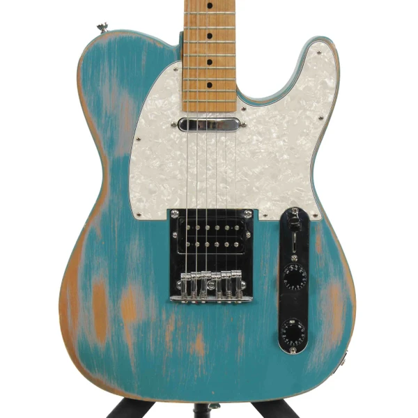 Used GROTE GT-150 SUPER SERIES 2019 T Type Electric Guitar Blue 6