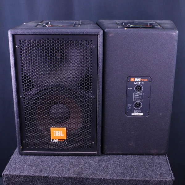 Used JBL MP410 PASSIVE SPEAKER PAIR Passive Full Range Speaker Cabinet