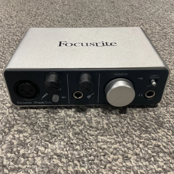 Used Focusrite ITRACK SOLO INTERFACE Computer Interface 2 A/D