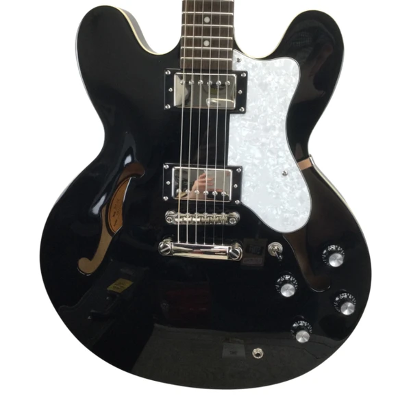 Used Epiphone DOT EB Semi-Hollow Electric Guitar Black 6-String