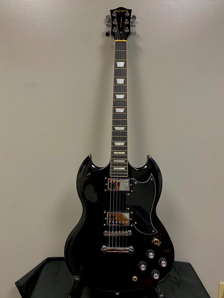 Ibanez SGスタイルギター ブラック Used Ibanez GIO SG Type Electric Guitar Black 6-String