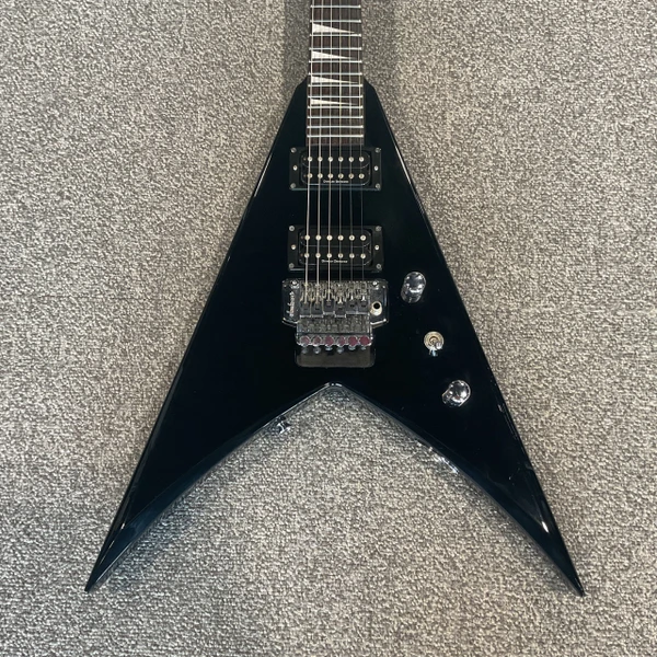 Used Schecter DAMIEN-6 FR FLOYD ROSE ELECTRIC Pointy Electric