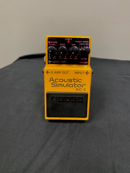 Used FISHMAN AURA ACOUSTIC IMAGING BLENDER Acoustic Preamp Pedal