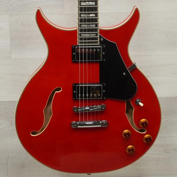 Used Epiphone RIVIERA 90S MIK Semi-Hollow Electric Guitar Red 6-String