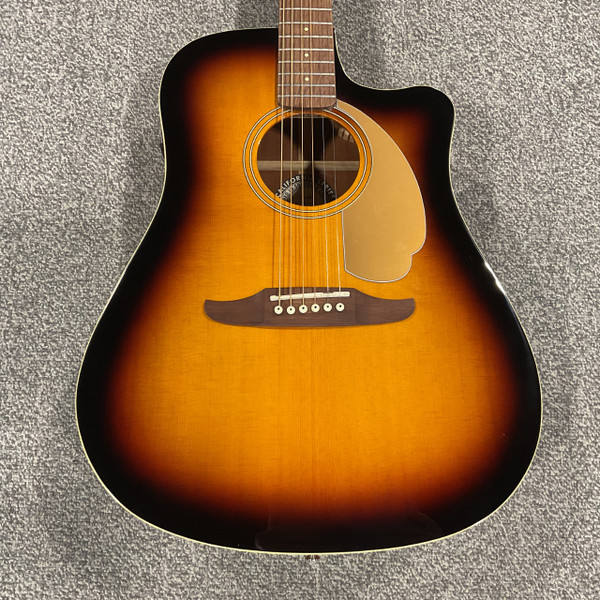 Used Fender MALIBU PLAYER SUNBURST Laminate Top Acoustic Guitar