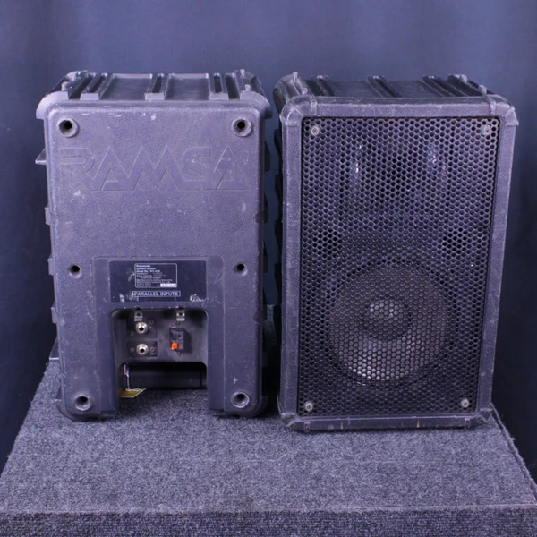 Used Ramsa WS-A80 PAIR Passive Full Range Speaker Cabinet