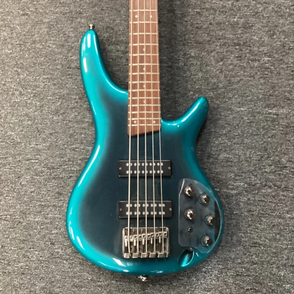 Used Ibanez SR755 5 STRING BASS Bass Guitar Wood 5-String
