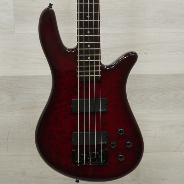 Used Cort CURBOW 5 J Type Bass Guitar Blue 5-String