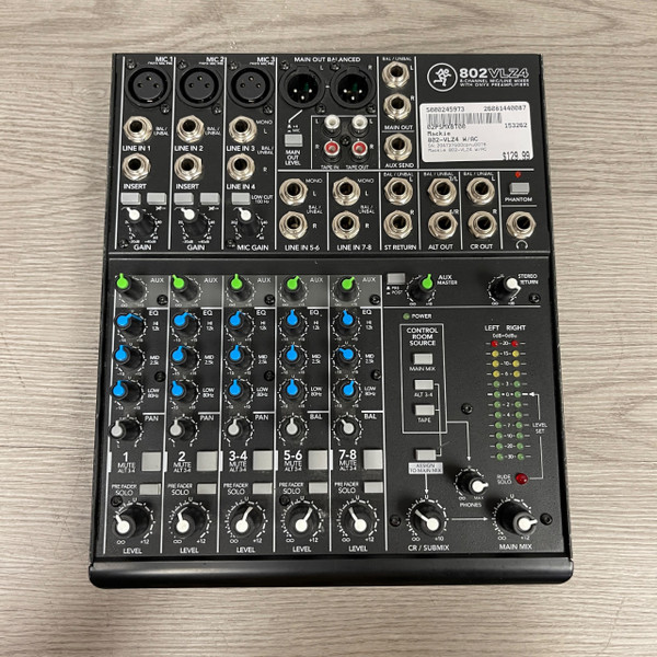 Used Mackie 802-VLZ4 W/AC Compact Mixer
