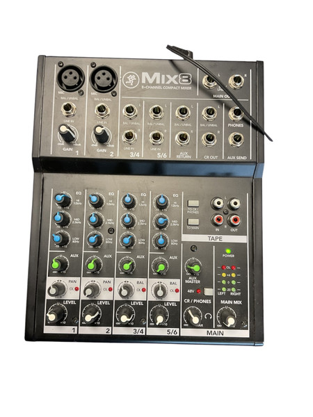 Used Behringer EURORACK MX802A W/ADPT BOX Compact Mixer