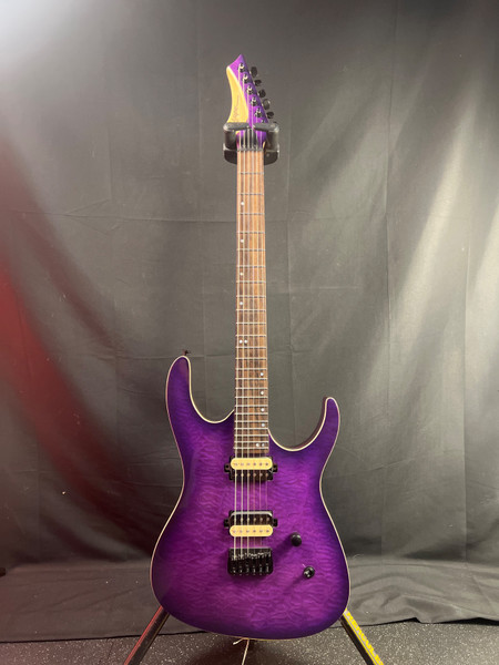 WASHBURN エレキギター パープル 6弦 Used Washburn X SERIES S Type