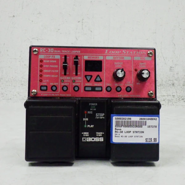 Used Digitech JAMMAN DELAY LOOPER SAMPLER Looper Pedal
