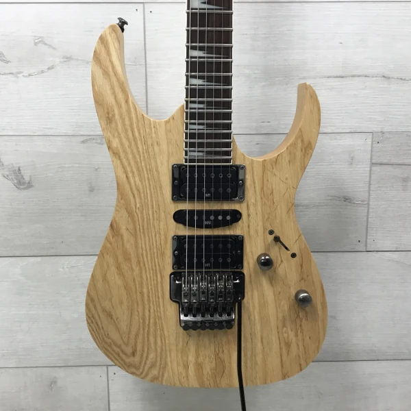 Used Ibanez S570DXQM-TGB S-SERIES Super S Electric Guitar Silver