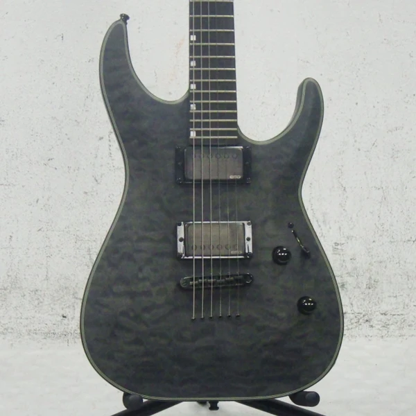 Used Schecter SYNYSTER GATES CUSTOM Super S Electric Guitar Black