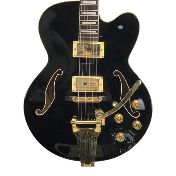 Used Epiphone ES335 IG EBONY SEMI HOLLOWBODY Semi-Hollow Electric