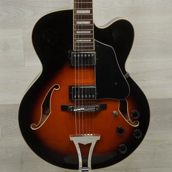 Used Ibanez ASV93-TDL 5B-01 Semi-Hollow Electric Guitar Sunburst 6