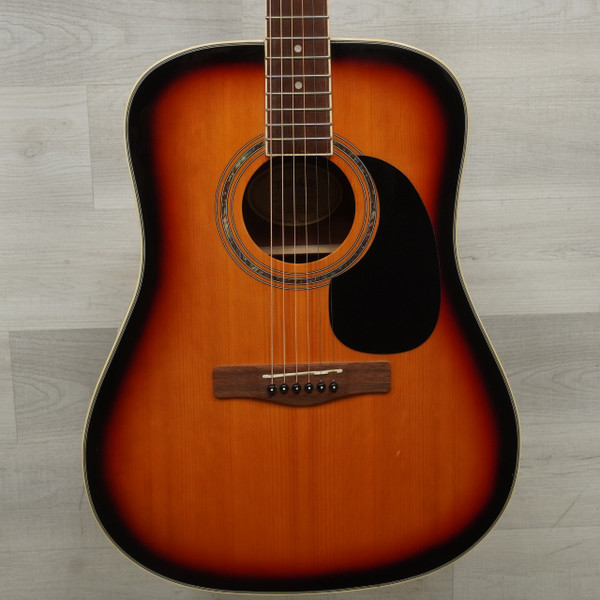 Used Recording King ROS-7-TS Laminate Top Acoustic Guitar Tobacco