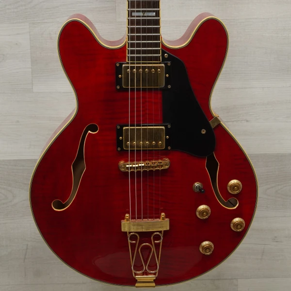 Used Ibanez ASV93-TDL 5B-01 Semi-Hollow Electric Guitar Sunburst 6