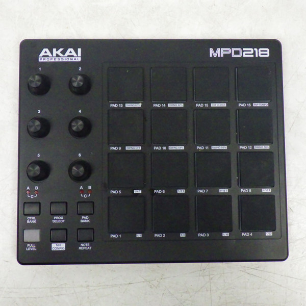 Used Akai MPD218 Pad Controller Pad