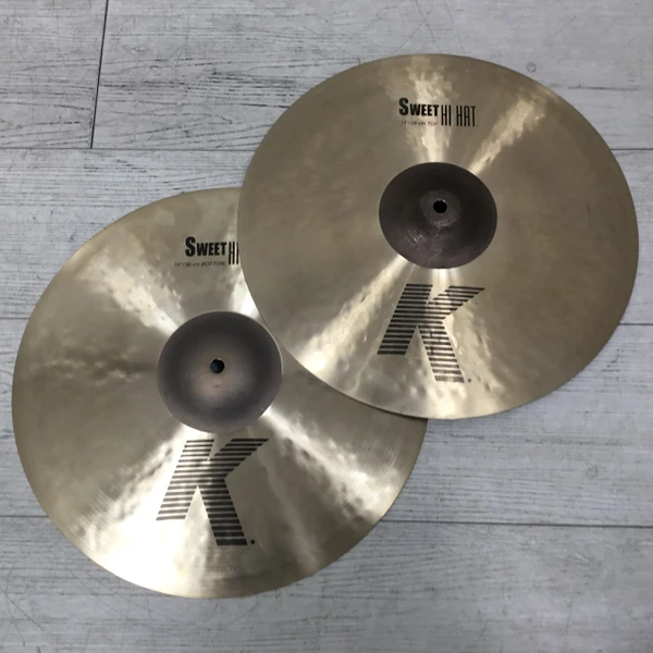 Used Zildjian K SWEET 15 HH PAIR Hi Hat Cymbals 15