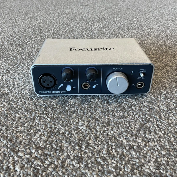 Used Focusrite ITRACK SOLO INTERFACE Computer Interface 2 A/D