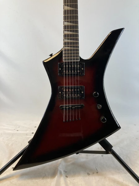 Used BC RICH WARLOCK NJ-7 COPY Pointy Electric Guitar Black 7-String