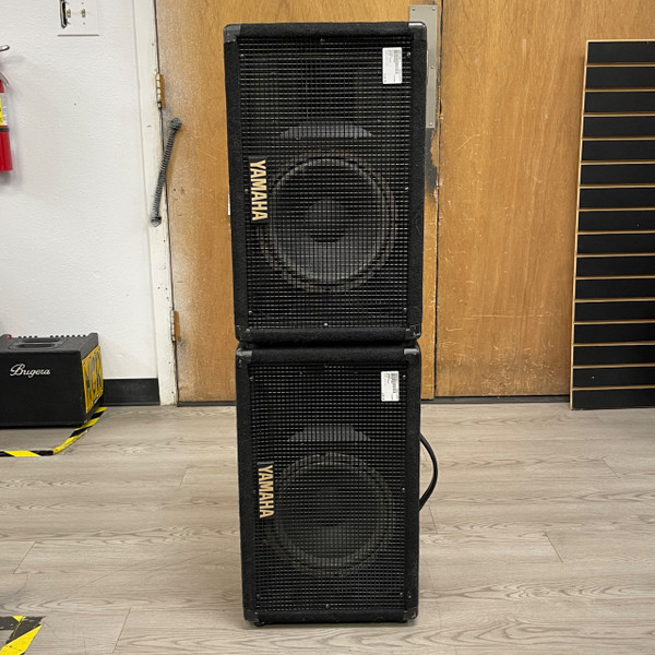 Used Yamaha S115IV PAIR Passive Full Range Speaker Cabinet