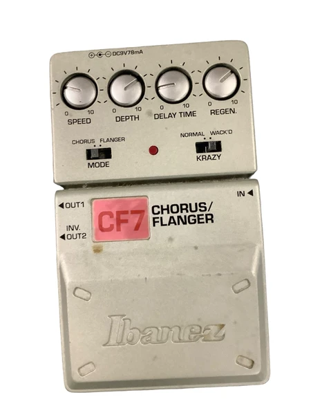 Used MXR ANALOG CHORUS Chorus Pedal