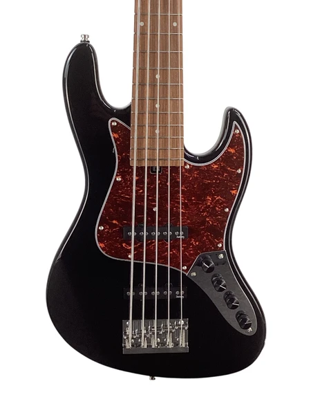 Used Fender Deluxe Active Jazz Bass J Type Bass Guitar Black 4-String