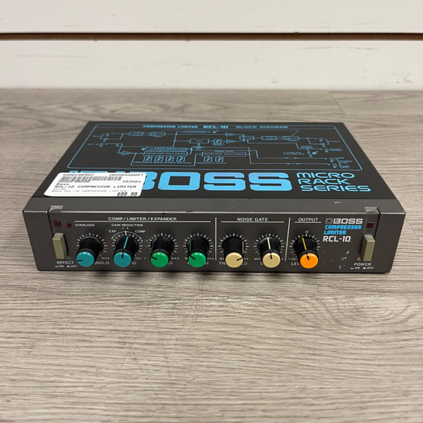 Used Boss Vintage RCL-10 Micro Rack Series Compressor Limiter