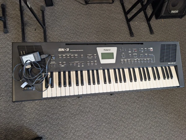 Used Roland BK-3 Keyboards 61-Key