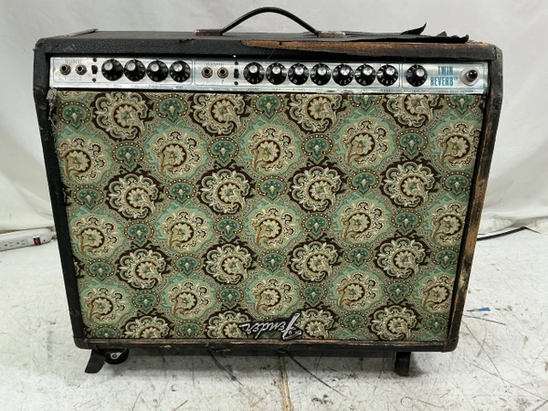 Used Fender THE TWIN WHITE SNAKE TOLEX Vintage Tube Guitar Combo