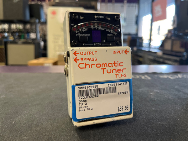 Used Boss TU-2 CHROMATIC TUNER Tuner Pedal