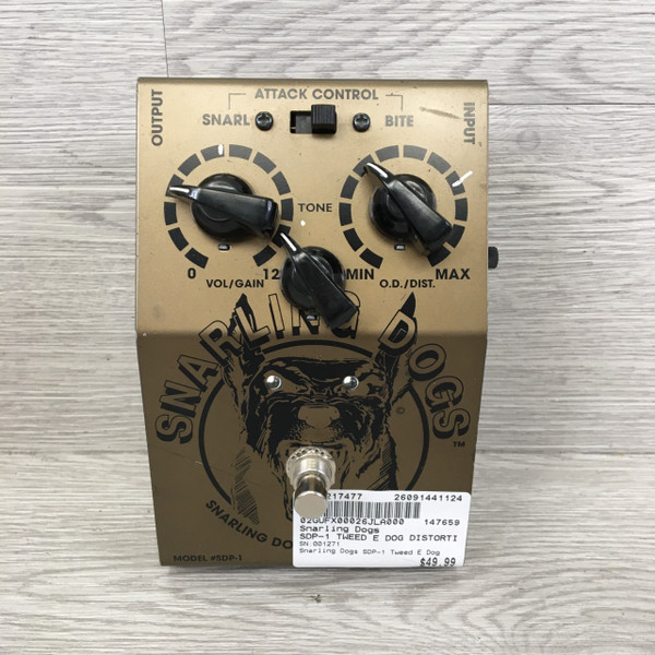 Used Fender PUGILIST DISTORTION Distortion Pedal