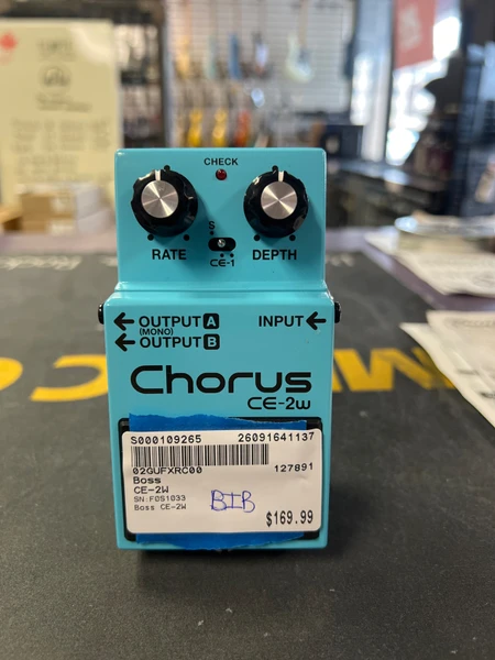 Used Boss CE-2W - Waza Craft Chorus Pedal