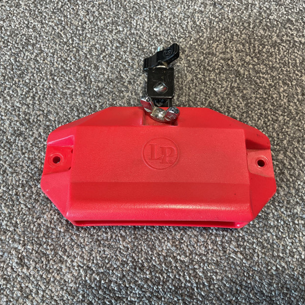 Used Latin Percussion - LP LP1204 Orange Piccolo Jam Block with Arm