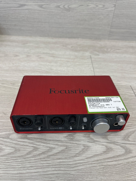 Used Focusrite SCARLETT 2I2 1ST GEN Computer Interface 2 A/D