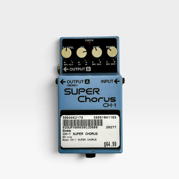 Used Boss CH-1 SUPER CHORUS Chorus Pedal