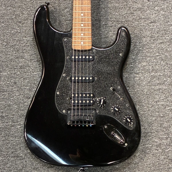 Used Squier STRATOCASTER BULLET S Type Electric Guitar Blue 6-String