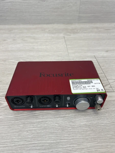 Used Focusrite SCARLETT 2I2 1ST GEN Computer Interface 2 A/D