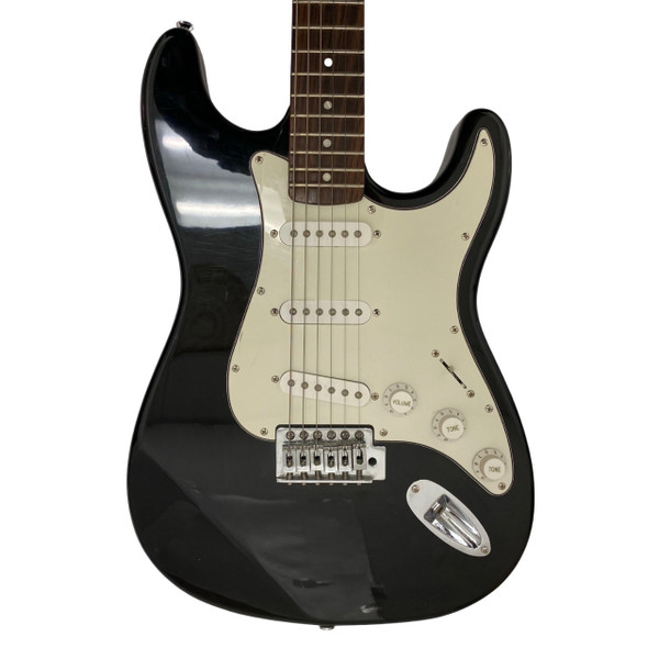 Used Squier STARCASTER STRATOCASTER BLACK SPARKLE S Type Electric