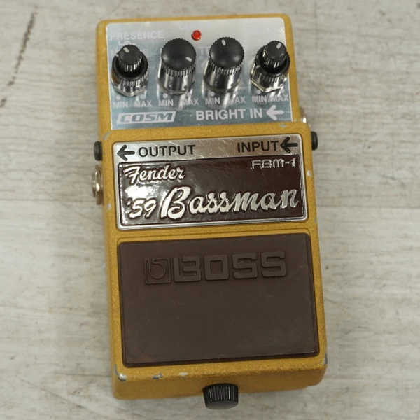 Used Boss FBM-1 FENDER 59 BASSMAN Guitar PreAmp Pedal