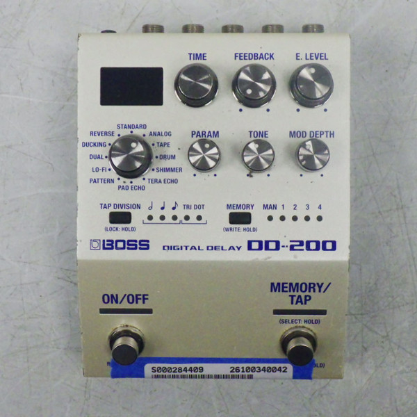 Used BOSS DD-200 DIGITAL DELAY Guitar Pedal