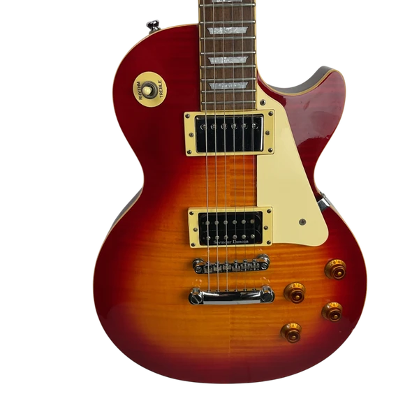Used Eastwood AIRLINE H44 DLX LP Type Electric Guitar Orange 6-String