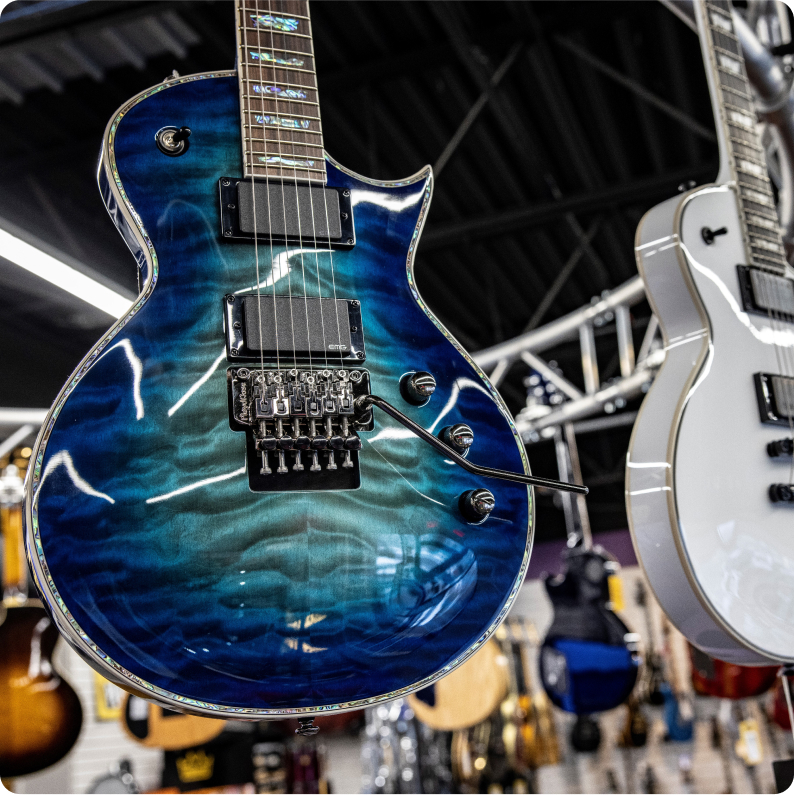 Blue Electric Guitar