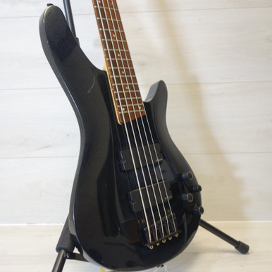Used Ibanez SDGR 5 STRING BASS Bass Guitar Black 5-String