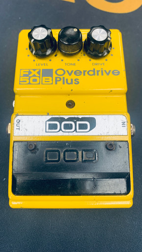 DOD FX50-B Overdrive Plus Vintage Guitar Effect Pedal works