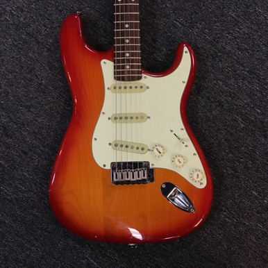 Used Squier STANDARD STRATOCASTER Electric Guitar Cherry