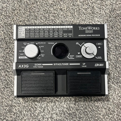 Used KORG TONEWORKS AX3G Guitar Multi-Effects Pedal