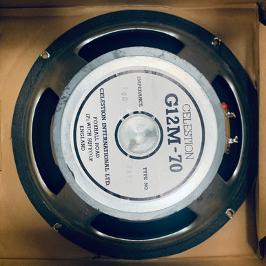 Used Celestion G12M-70 16 OHM 1 x 12 Guitar Speaker Cabinet 1 x 12